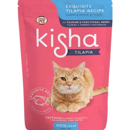 Sobre Kisha Tilapia Para Gato 85g