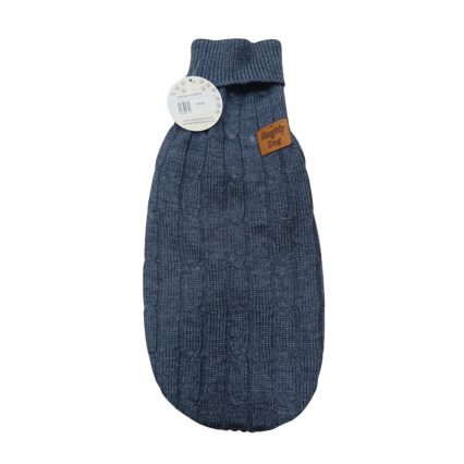 Naughty Dog - Suéter Para Perro Trenzado Color Gris Oxford MD