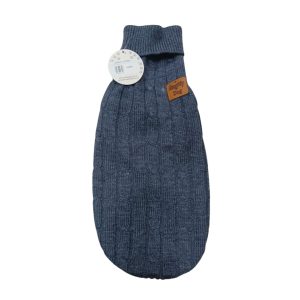 Naughty Dog - Suéter Para Perro Trenzado Color Gris Oxford MD