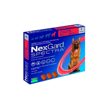 NexGard Spectra 1 Tableta De 30.1 kg a 60 kg
