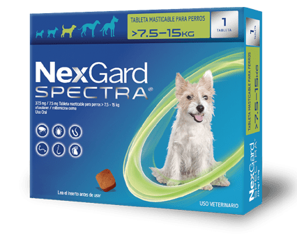 Nexgard Spectra Mediano (7.6-15 Kg) (3 Tabs)