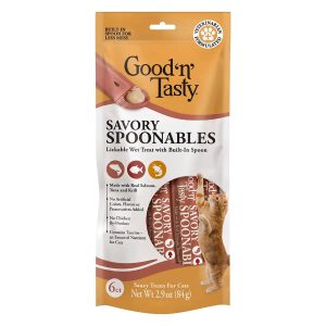GNT 6 tubos 84 g – Premio para Gato 3 Proteínas: Salmón, Atún y Krill