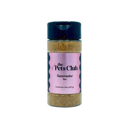 PETS CLUB -  Sazonador Para Alimento De Perro Sabor Res 90 g