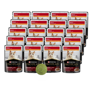 Pro plan pouch gato adulto sabor pollo - 24