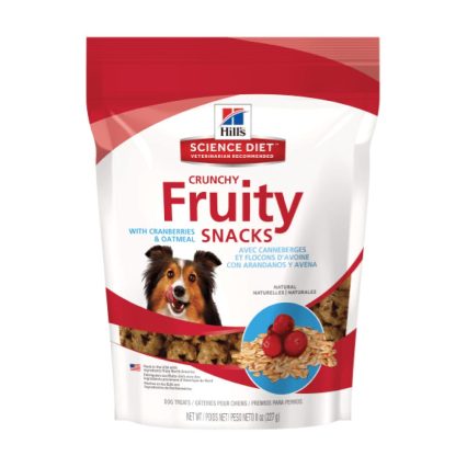 HILL'S SCIENCE DIET - Premio Fruity Galletas Para Perro Adulto Arándano Y Avena 227 g