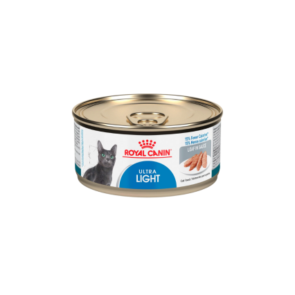 ROYAL CANIN - Alimento Humedo Para Gato Adulto Lata Control De Peso Ultra Light 145 g