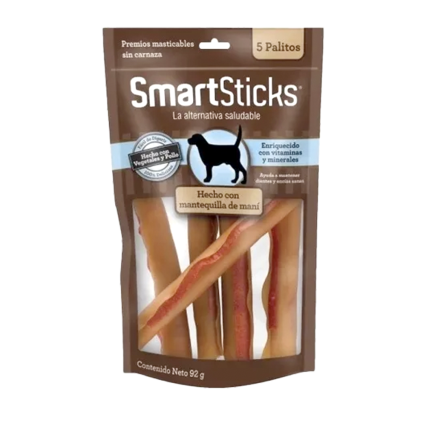 SmartBones Premios Palito Mantequilla de Cacahuate 92 g