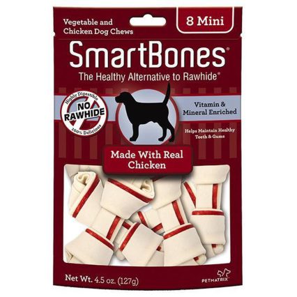 SmartBones Premios Mini Huesos de Pollo 112 g