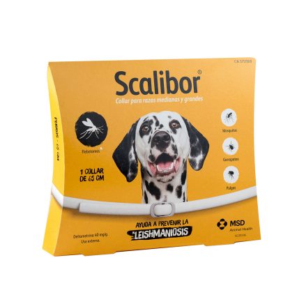 MSD Scalibor - Collar Antipulgas Para Perro Hasta 65 Cm