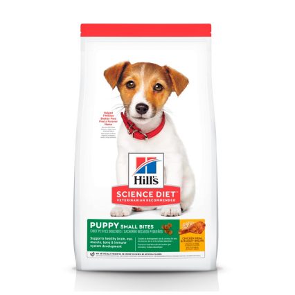 HILL'S SCIENCE DIET - Small Bites Alimento Seco Para Perro Cachorro Razas Medianas 2 Kg