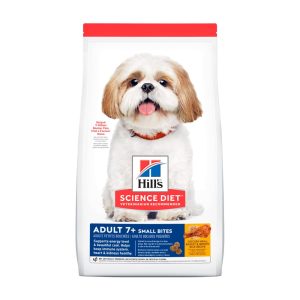 HILL'S SCIENCE DIET - Small Bites Alimento Seco Para Perro Senior +7 Razas Medianas 2.3 Kg