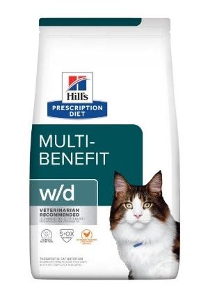 Alimento Hill's Prescription Diet w/d Multi-Beneficios Para Gato 3.9kg