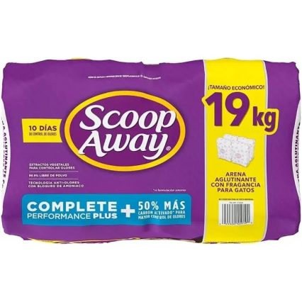 Scoop Away Arena para Gatos — 19kg · 10 Días de Control de Olores Garantizado