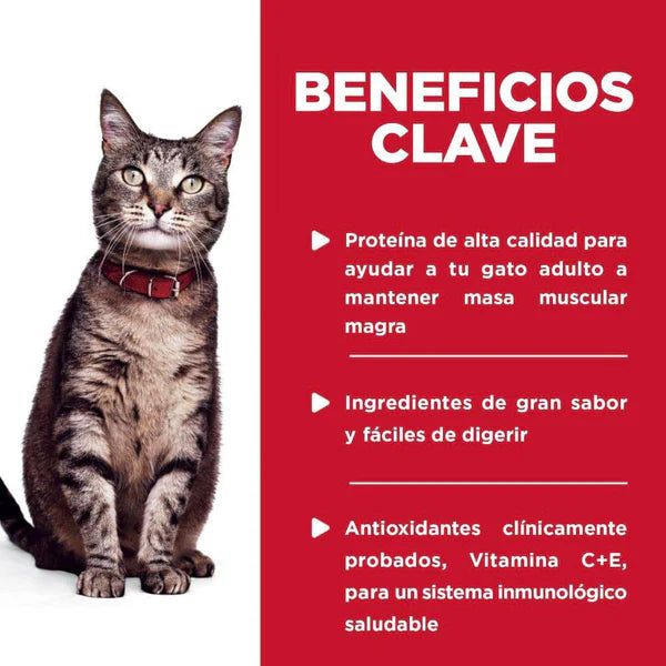 Hill's Science Diet Alimento Húmedo Gato Adulto Receta Atún Trocitos en Salsa 79 g - Image 3