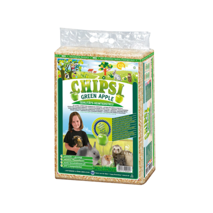CHISPI - Lecho De Madera Para Roedores Sutrato Olor Manzanza 15 L