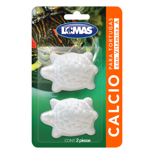 GRUPO LOMAS - Calcio Con Vitamina A Para Tortugas 2 Pz