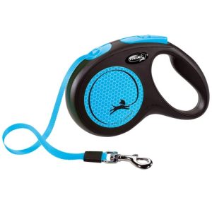 Flexi Correa Neon Azul - 5 m