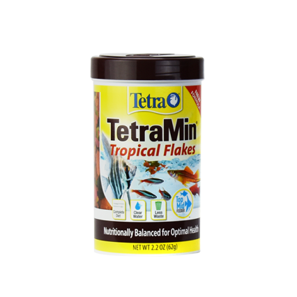 TETRA - TetraMin Alimento En Hojuelas Tropicales Para Peces 62 g