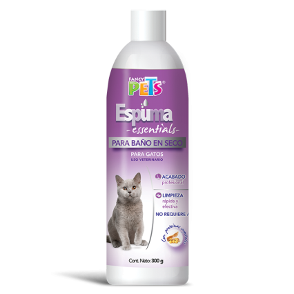 FANCY PETS - Espuma Para Baño En Seco Para Gatos 300 Gr