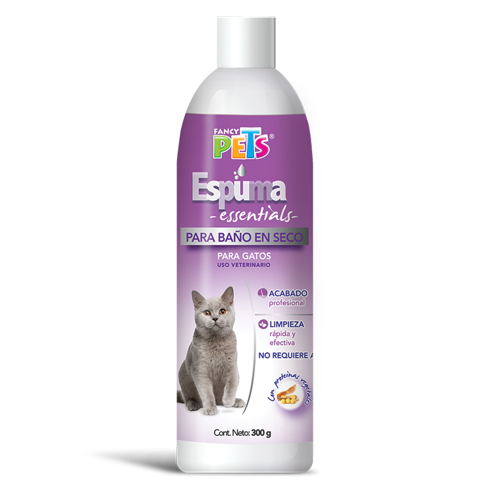 FANCY PETS - Espuma Para Baño En Seco Para Gatos 300 Gr