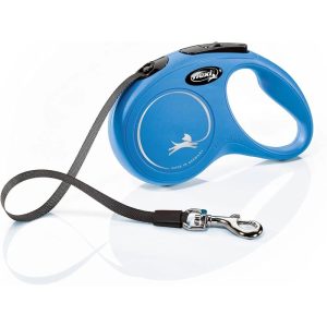 Flexi New Classic Correa Retráctil Correa Azul- 5m