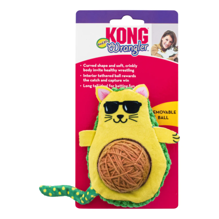 KONG Wrangler AvoCaTo Catnip