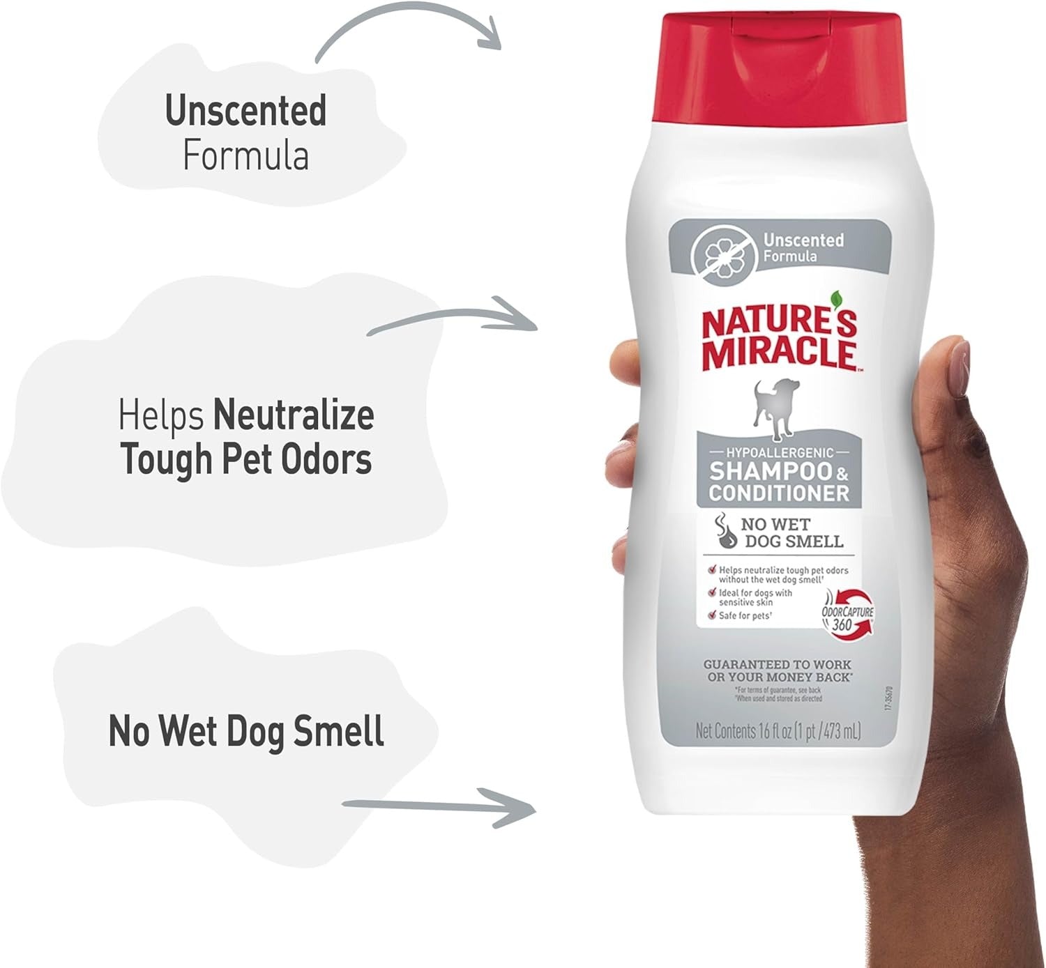 Nature's Miracle Shampoo & Acondicionador Hipoalergénico— 473 ml - Image 3