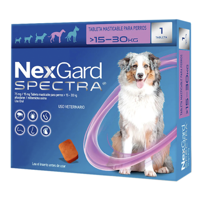 NexGard Spectra 1 Tab De 15.1 A 30 kg