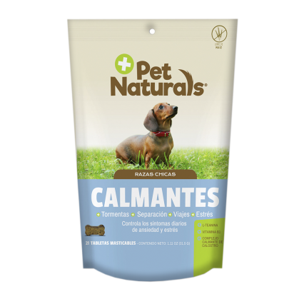 Calmante Natural P/Perro Raza Chica Pet Naturals 31. 5 g 21 tabletas masticables