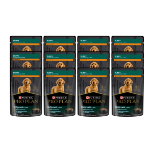 Pro plan pouch cachorro sabor pollo - 12