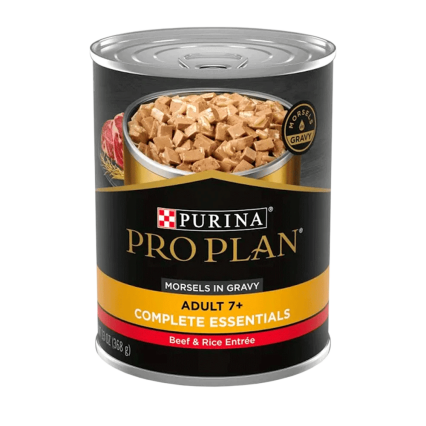 Alimento Pro Plan Para Perro Adulto 7+ Lata 368g