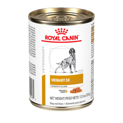 Alimento Royal Canin Urinary SO Moderate Calorie Para Perro Lata 355g