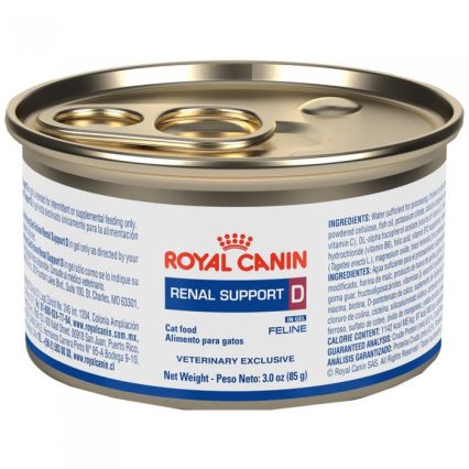 Alimento Royal Canin Soporte Renal D Para Gato Lata 85G