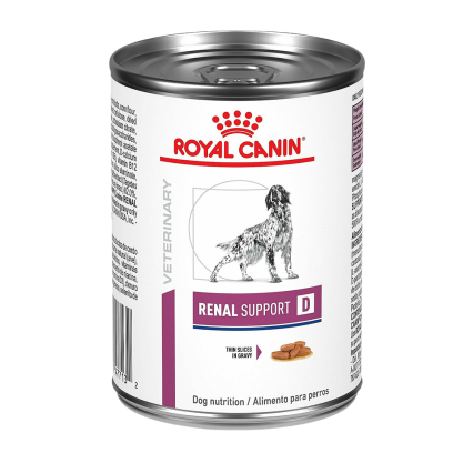 Alimento Royal Canin Soporte Renal D Para Perro Lata 385g
